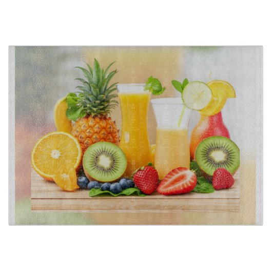 vers sappig fruit snijplank (Voorkant)