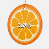 Vers Sinaasappel vruchtensap Citroensap Illustrati Keramisch Ornament (Links)