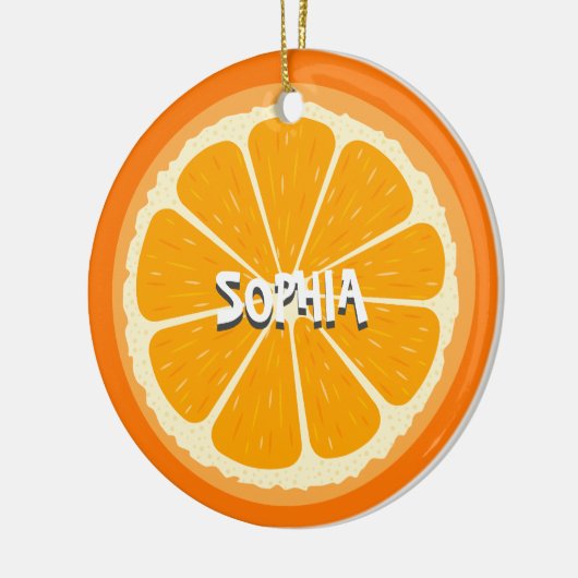 Vers Sinaasappel vruchtensap Citroensap Illustrati Keramisch Ornament (Links)