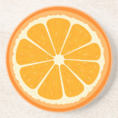 Vers Sinaasappel vruchtensap Citroensap Illustrati Zandsteen Onderzetter (Voorkant)