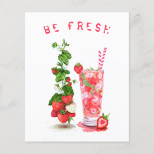 Vers Sinaasappelsap Koel Drank - Zomerfruit  Flyer