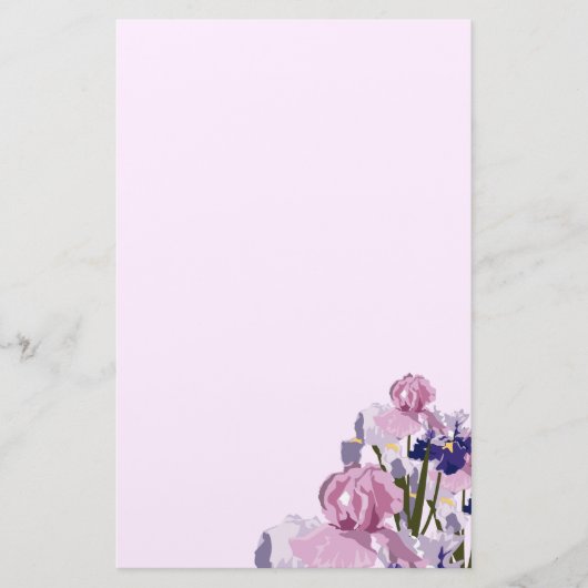 Vers Snijlveer Floral Briefpapier (Voorkant)