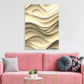 Vers Snoep gekleurde golven Canvas Afdruk (Insitu (Woonkamer))