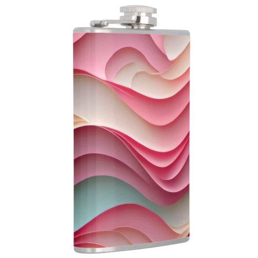 Vers Snoep gekleurde golven Heupfles (Rechts)