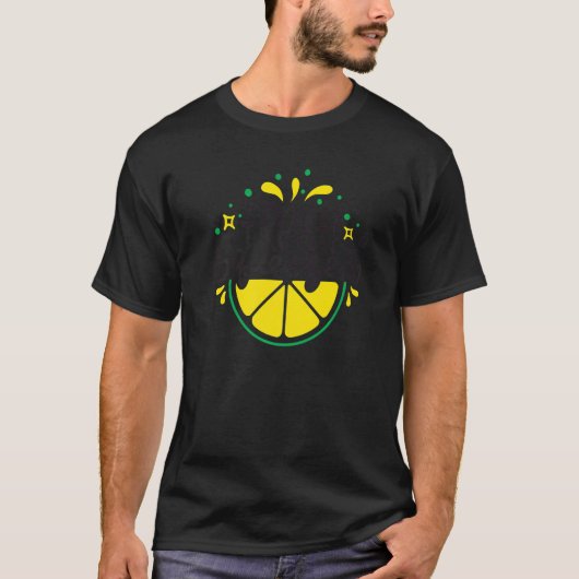 Vers Squeeste Summer Business Lemon Juice Boy Gir T-shirt (Voorkant)