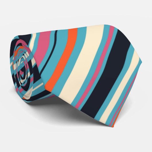 Vers strippatroon stropdas (Opgerold)