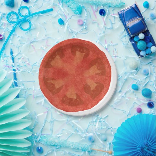 Vers tomatensalade papieren bordje (Feest)