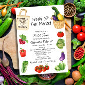 Vers uit de markt Basket Canvas tas Vrijgezellenfe Kaart