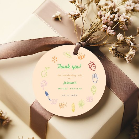 Vers uit de markt handgetrokken Vrijgezellenfeest Bedankjes Labels