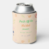 Vers uit de markt handgetrokken Vrijgezellenfeest Blikjeskoeler (Blikje Achterkant)