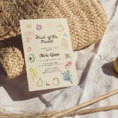 Vers uit de markt handgetrokken Vrijgezellenfeest Kaart