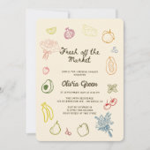 Vers uit de markt handgetrokken Vrijgezellenfeest Kaart (Voorkant)