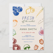 Vers uit de markt handgetrokken Vrijgezellenfeest Kaart (Voorkant)