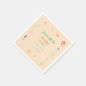 Vers uit de markt handgetrokken Vrijgezellenfeest Servet (Hoek)