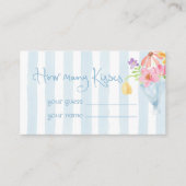 Vers Uit de markt Hoeveel kussen Informatiekaartje (Voorkant)