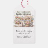 Vers uit de markt Vrijgezellenfeest Bedankt gunst Cadeaulabel (Achterkant)