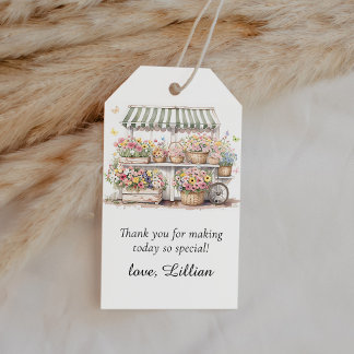 Vers uit de markt Vrijgezellenfeest Bedankt gunst Cadeaulabel