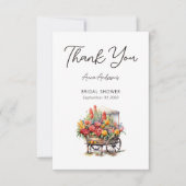 Vers uit de markt Vrijgezellenfeest dank u kaart (Voorkant)