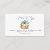 Vers uit de markt Vrijgezellenfeest delen een rece Informatiekaartje (Voorkant)