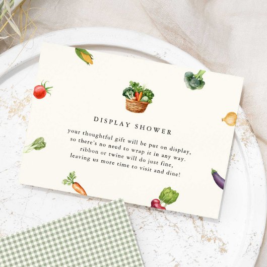 Vers uit de markt Vrijgezellenfeest display douche Informatiekaartje