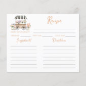 Vers uit de markt Vrijgezellenfeest Recept Kaart (Voorkant)