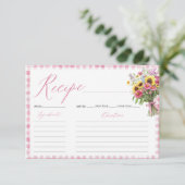 Vers uit de markt Vrijgezellenfeest Recept Kaart (Staand voorkant)