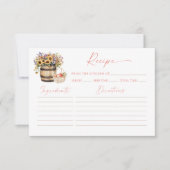 Vers uit de markt Vrijgezellenfeest Recept Kaart (Voorkant)