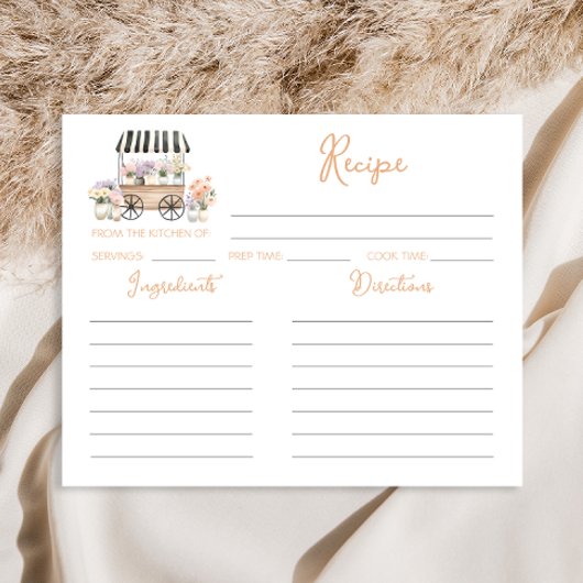 Vers uit de markt Vrijgezellenfeest Recept Kaart