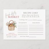 Vers uit de markt Vrijgezellenfeest Recept Kaart (Voorkant)