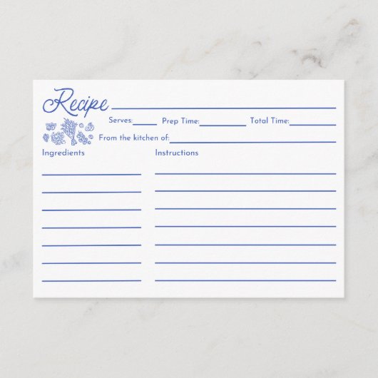 Vers uit de markt Vrijgezellenfeest Recept Kaart (Voorkant)