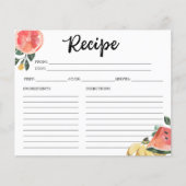 Vers uit de markt Vrijgezellenfeest recept Kaarten (Voorkant)