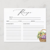 Vers uit de markt Vrijgezellenfeest recept Kaarten (Voorkant)