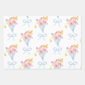 Vers Uit de markt Whimsical Floral Pastel Inpakpapier Vel (Voorkant 3)