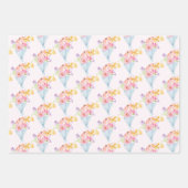 Vers Uit de markt Whimsical Floral Pastel Inpakpapier Vel (Voorkant 2)