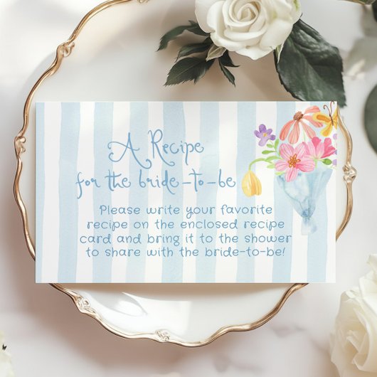 Vers Uit de markt Whimsical Recept Informatiekaartje