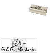 Vers uit de tuin rubberstempel (Gestempeld)