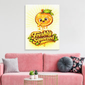 Vers uitgeperst - Fruitige Gevoelens - Eetgrage Vr Canvas Afdruk (Insitu (Woonkamer))
