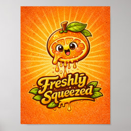 Vers uitgeperst - Fruitige Gevoelens - Eetgrage Vr Poster