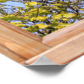 Vers Uitzicht van de Lente van een Venster Poster (Hoek)