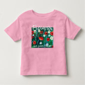 Vers uitziende bloemveldacryl voor haar. Poppie Kinder Shirts (Voorkant)