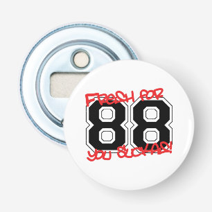 Vers van '88 button flesopener