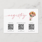 Vers van de Market Vrijgezellenfeest Registry Kaar Informatiekaartje (Voorkant)