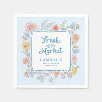 Vers van de markt Blauw Vrijgezellenfeest