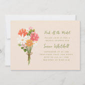 Vers van de markt Bloem Boeket Vrijgezellenfeest Kaart (Voorkant)