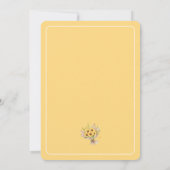 Vers van de markt Bloemen Vrijgezellenfeest Kaart (Achterkant)