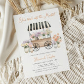 Vers van de markt Bloemen Vrijgezellenfeest Kaart