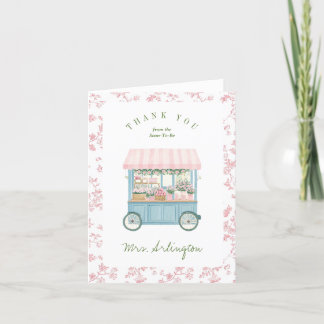 Vers van de markt Bloemen Vrijgezellenfeest van de Bedankkaart