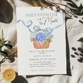 Vers van de markt Blue Hydrangea Vrijgezellenfeest Kaart