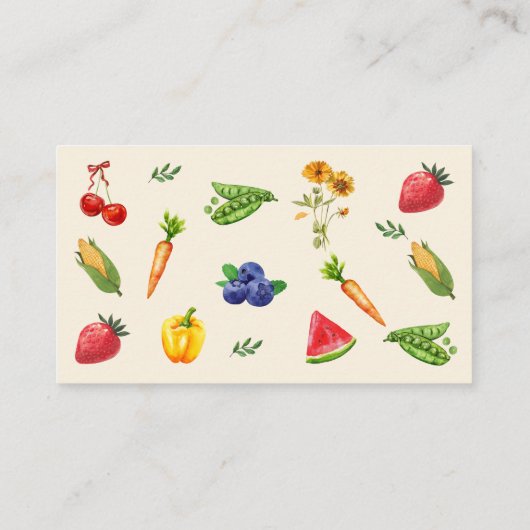 Vers van de markt Boerderij Vrijgezellenfeest Rece Informatiekaartje (Achterkant)