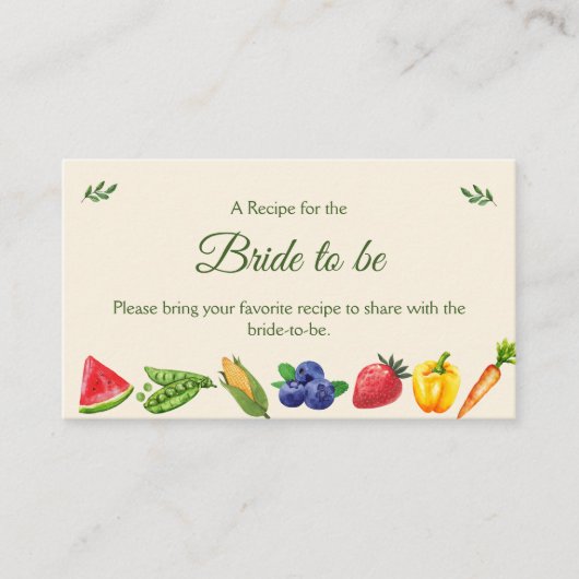 Vers van de markt Boerderij Vrijgezellenfeest Rece Informatiekaartje (Voorkant)